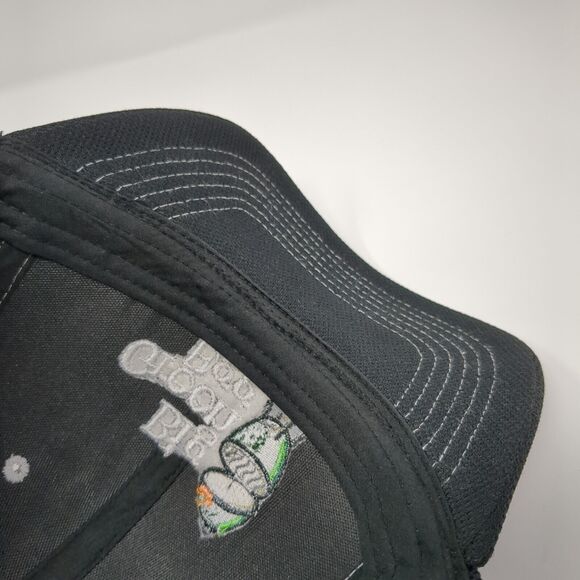 Big Green Egg Strapback Hat Black One Size Adjustable Embroidered Polyester - Picture 7 of 8